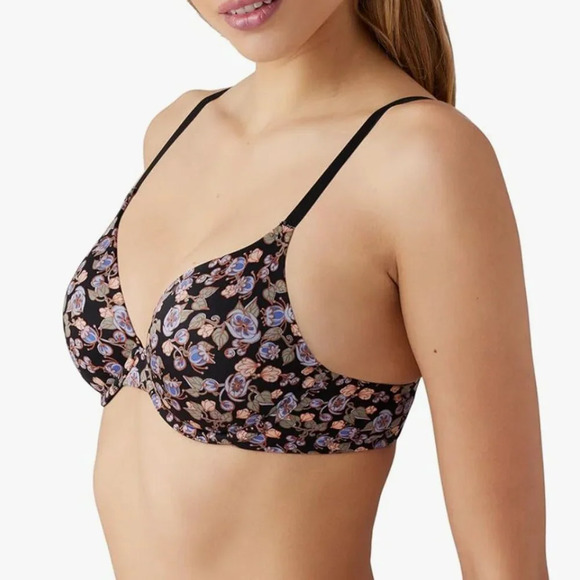 NWT b.tempt'd Women's Future Foundation Convertible T-Shirt Bra, floral - Picture 2 of 5
